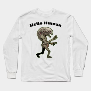 Hello Human03 Long Sleeve T-Shirt